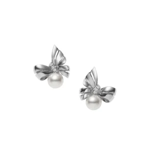 jeux de rubans earring [18k white gold]