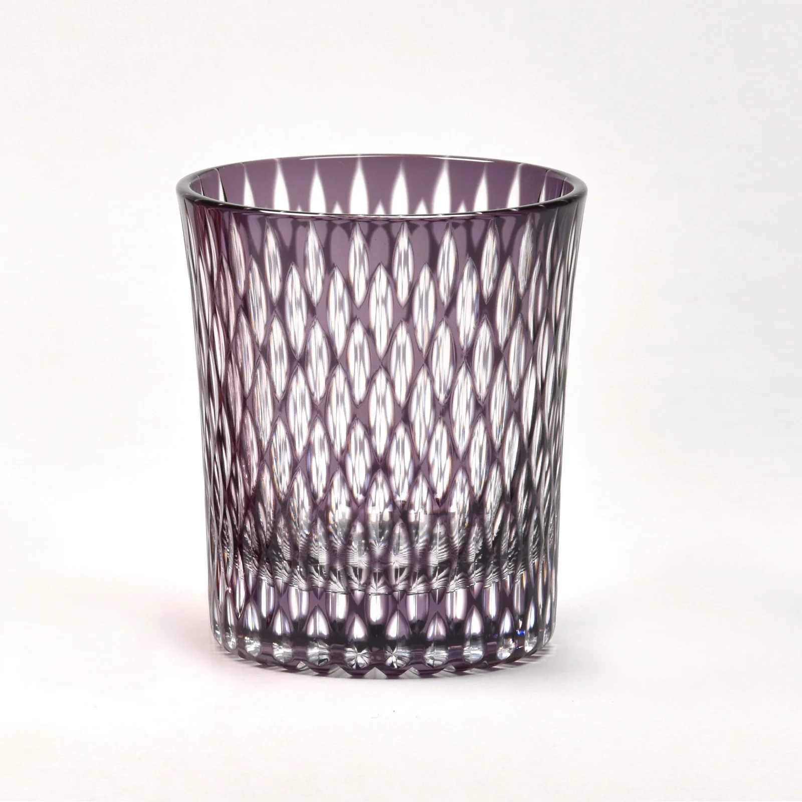 edo kiriko “kome tsunagi” sake glass grape edo kiriko “kome tsunagi” sake glass grape