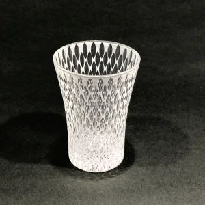 edo kiriko “kome tsunagi” tumbler