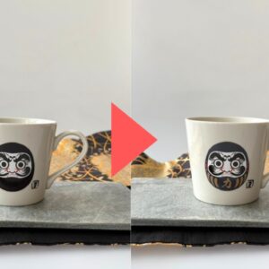 thermochromic mug ”daruma” (color changes with warm)