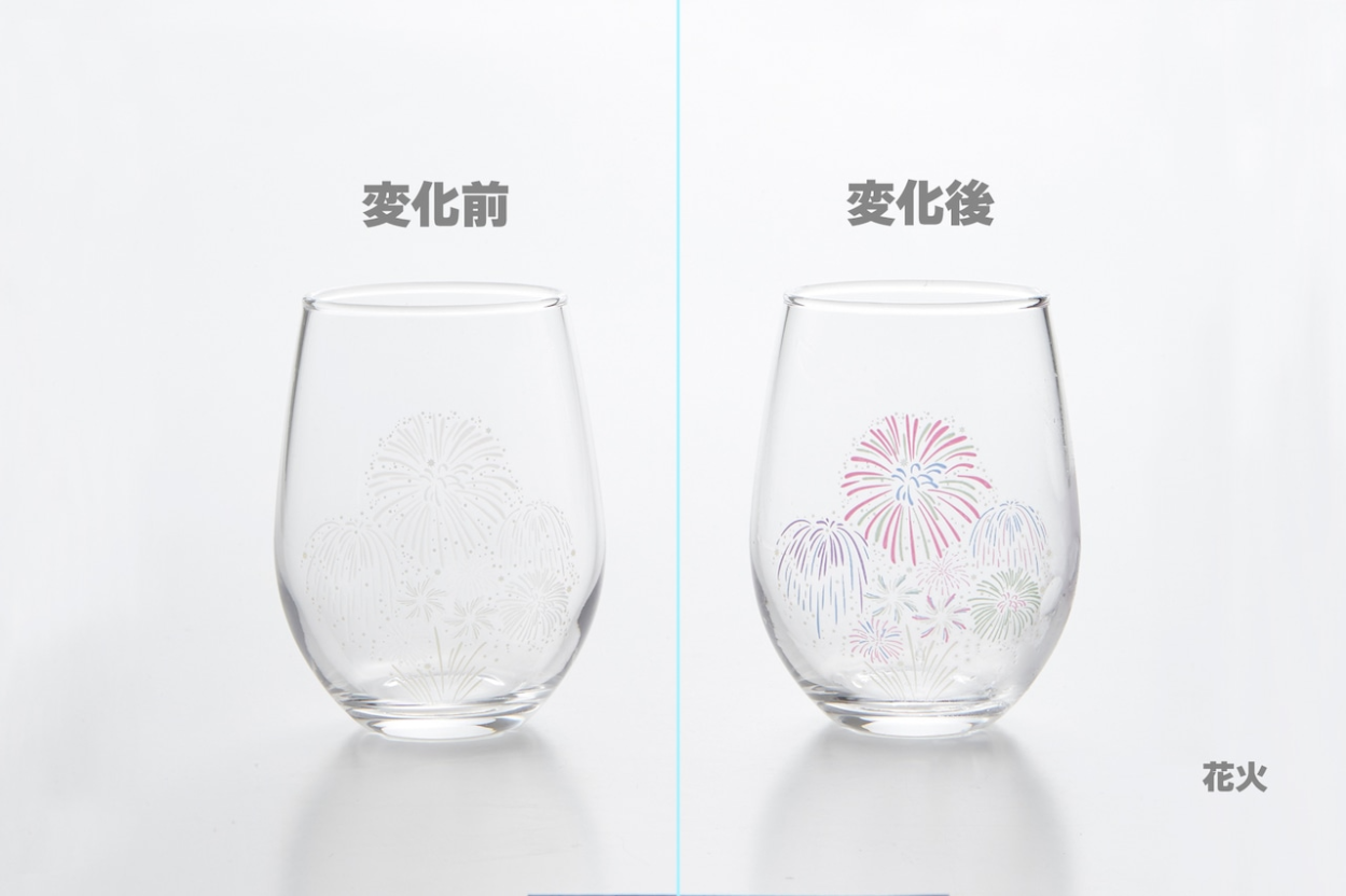 thermochromic free glass “fireworks” (color changes with cool) thermochromic free glass “fireworks” (color changes with cool)