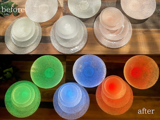 luminous shine in dark large plate luminous shine in dark large plate