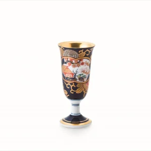 rinpa koimari style wine large cup