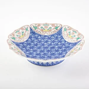 ironabeshima hemp leaf pattern individual plate