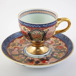 gokunishiki kinsai koimari style coffee cup