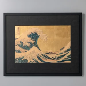 [goldsmithing] art panel hakumeiga wave