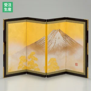 [goldsmithing / made to order] small folding screen “mt.fuji”
