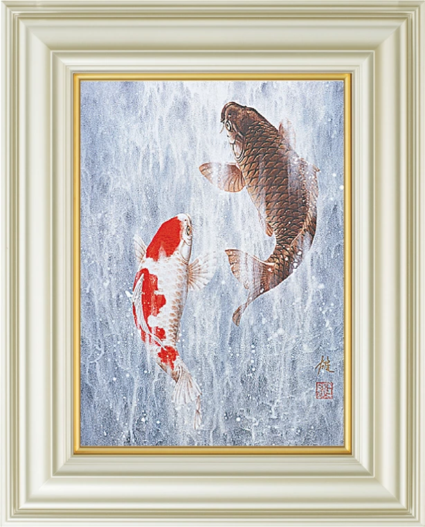 “nobori koi” japanese painting “nobori koi” japanese painting