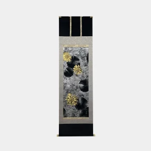 [certificate included / order to make] “water mirror water lilies” hanging scroll