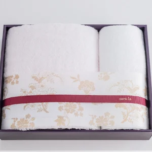 Home imabari towel “irodori” face & bath towel set