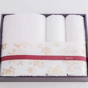 Home imabari towel “irodori” two face & one bath towel set