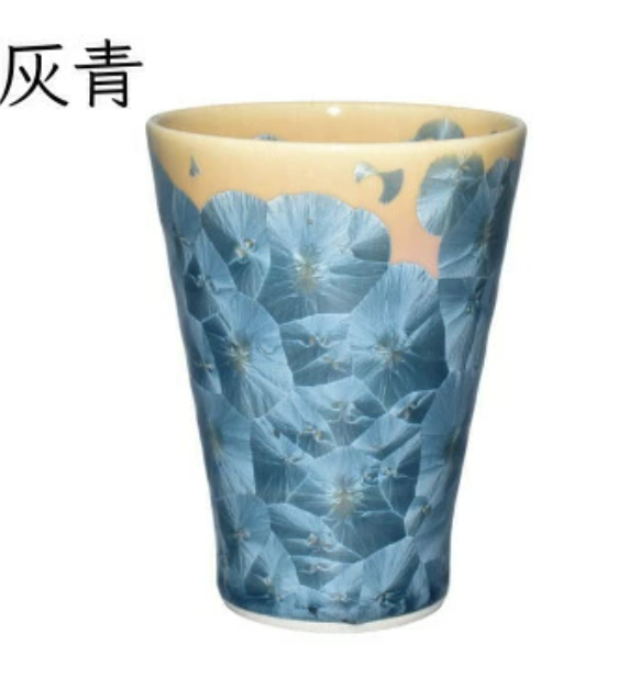 kyo yaki flower crystal small cup kyo yaki flower crystal small cup