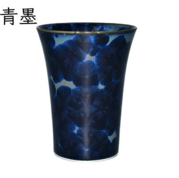 kyo yaki flower crystal glass kyo yaki flower crystal glass