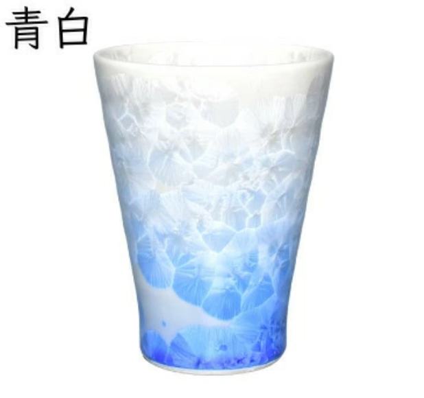 kyo yaki flower crystal small cup kyo yaki flower crystal small cup