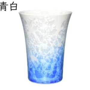 kyo yaki flower crystal glass