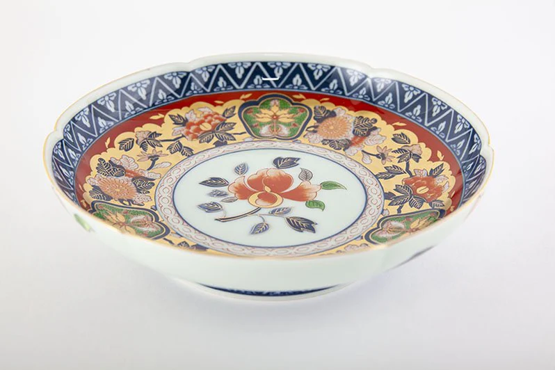 gokunishiki kinsai koimari style japanese plate gokunishiki kinsai koimari style japanese plate
