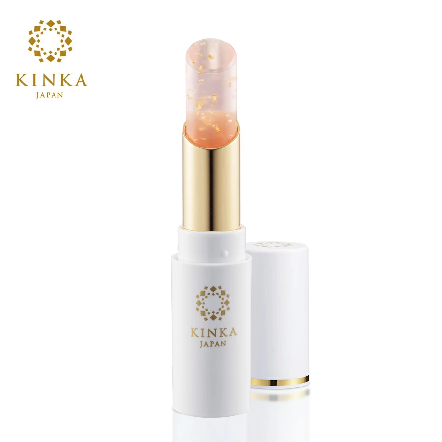 kinka gold lip stick clear pink 3.2g kinka gold lip stick clear pink 3.2g
