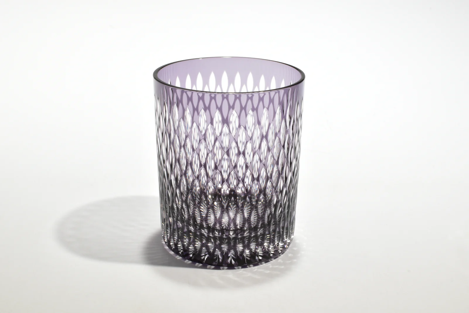 edo kiriko “kome tsunagi” old glass edo kiriko “kome tsunagi” old glass