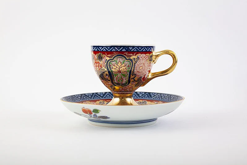 gokunishiki kinsai koimari style coffee cup gokunishiki kinsai koimari style coffee cup
