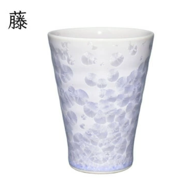 kyo yaki flower crystal small cup kyo yaki flower crystal small cup
