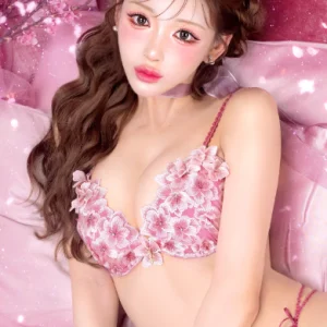 luminous cherry blossom bra&&t back