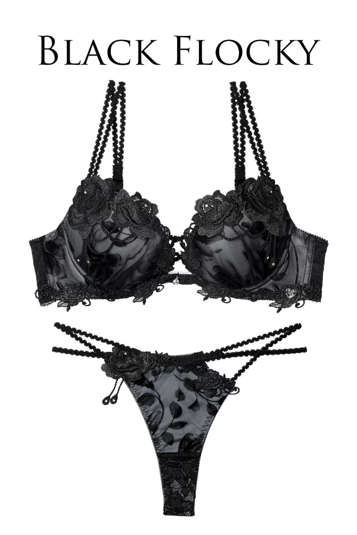 noble flocky rose bra & t back noble flocky rose bra & t back