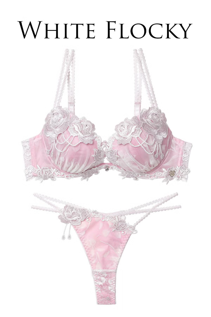 noble flocky rose bra & t back noble flocky rose bra & t back