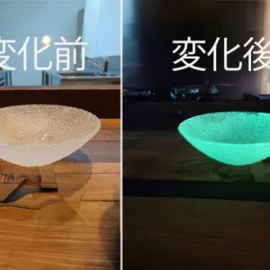 luminous shine in dark large plate