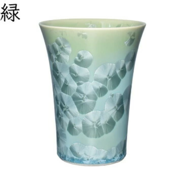 kyo yaki flower crystal glass kyo yaki flower crystal glass
