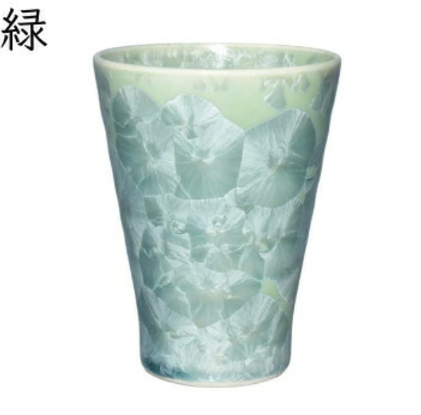 kyo yaki flower crystal small cup kyo yaki flower crystal small cup