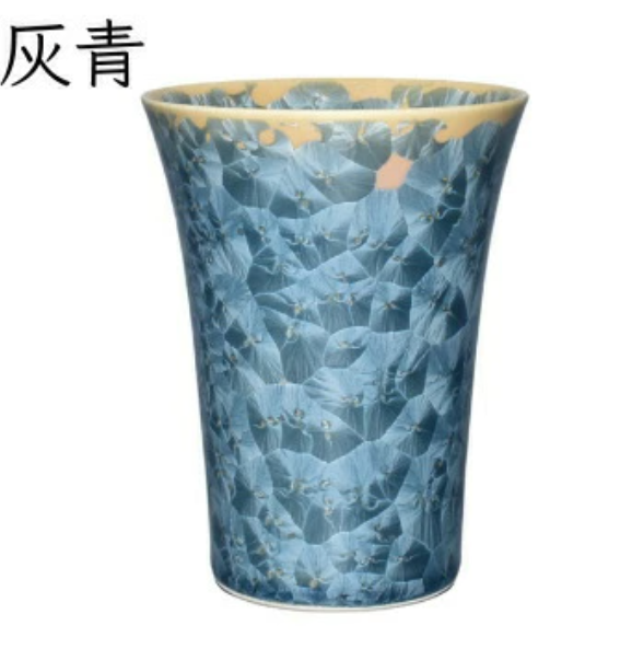 kyo yaki flower crystal glass kyo yaki flower crystal glass