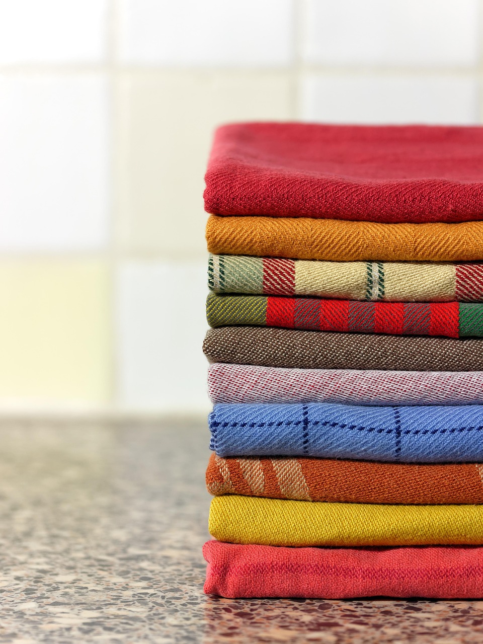 dish towels, cotton dish, kitchen towels, colorful, cotton, dish, kitchen, pile, sink, stack, accessories, background, checkered, clean, closeup, cloth, color, beautiful wallpaper, contemporary, cooking, dishcloth, dishtowel, domestic, equipment, iphone wallpaper